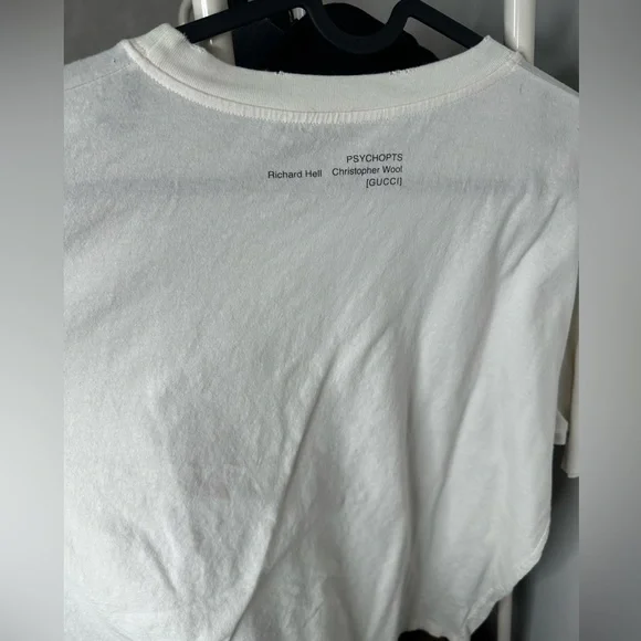 Gucci t shirt think/thank